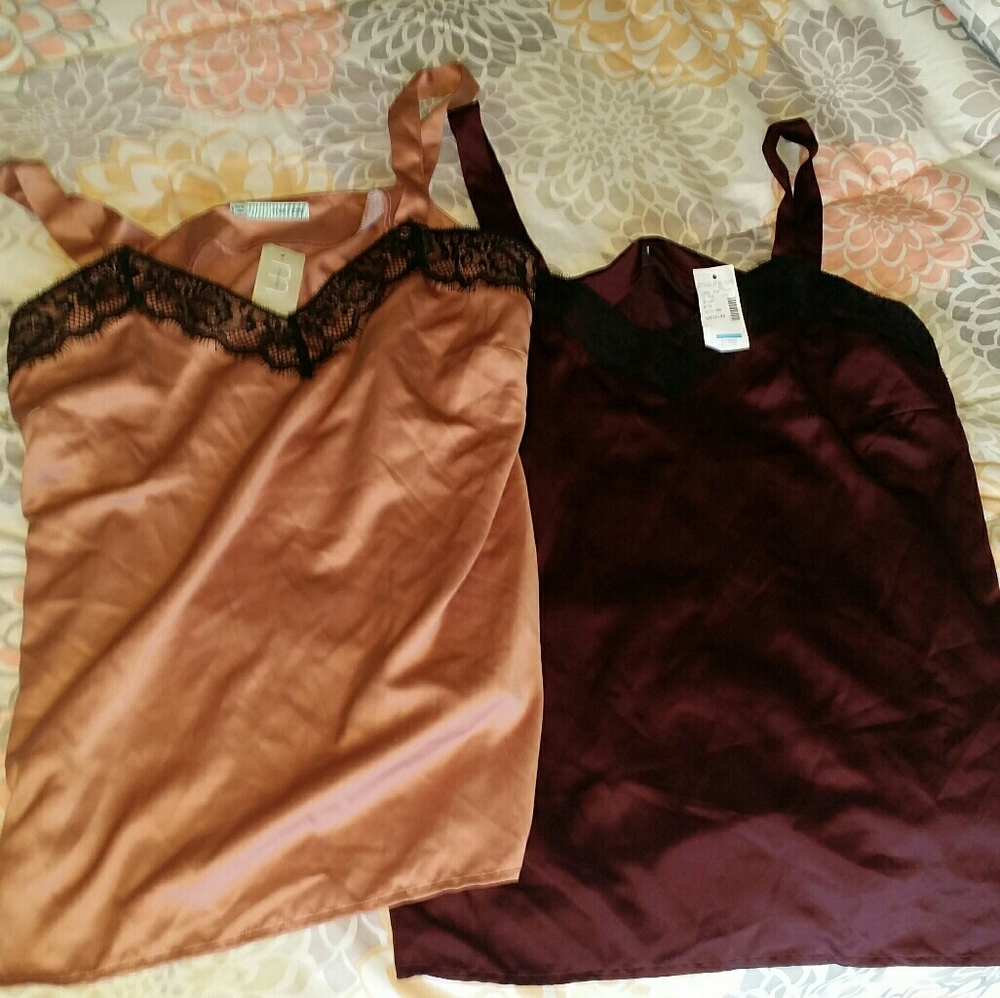 Two brand new silky going out tanks *bundle
